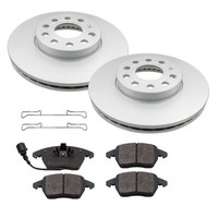 Bremsen Set Vorn FüR VW Passat 3C B6 B7 CC Tiguan - Beschichtete Bremsscheiben