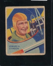 1934 National Chicle Sky Birds Edward A Stinson #39 - Pilot - Fr - S5087