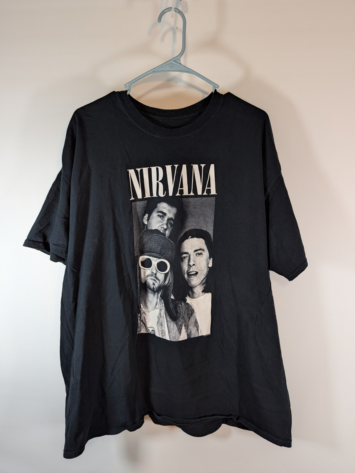 Nirvana Black Short Sleeve T-Shirt XL Adult Size Big Graphic