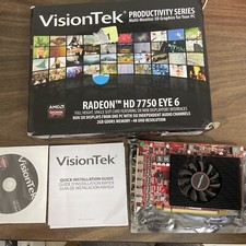   VisionTek Radeon 7750 2GB GDDR5 6 4k Monitor Graphics Card