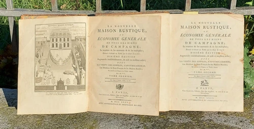LA NOUVELLE MAISON RUSTIQUE LA NUOVA CASA DI CAMPAGNA 1775 RARA OPERA COMPLETA