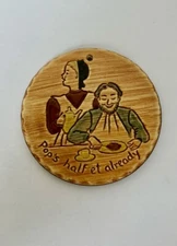 Pennsbury Pottery Pop’s Half Et Already Design Amish Dutch Hanging Ornament