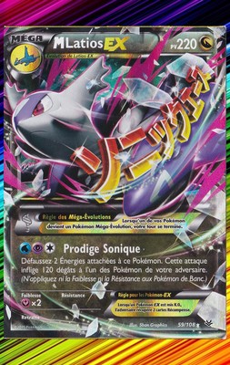 M Latios Ex - XY6:Ciel Rugissant - 59/108 - Carte Pokemon