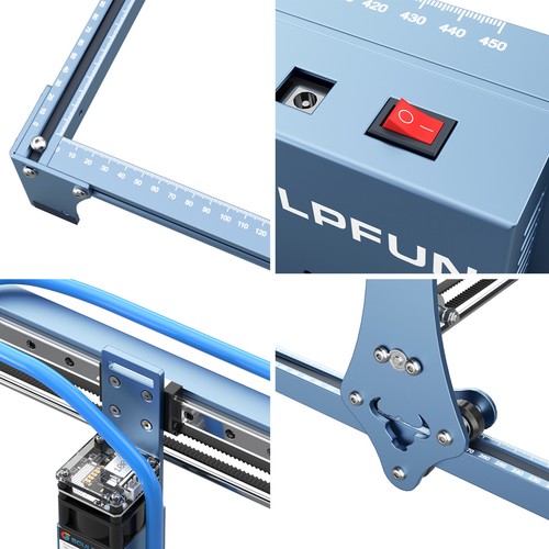 SCULPFUN S10 macchina per incisione laser 10 W CNC incisore laser taglierina 410 * 400 mm - Foto 4 di 11