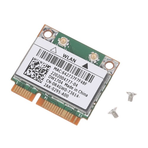 BCM943142HM DW1704 Half Mini PCIexpress Wireless WIFI WLAN Card for 5323 7720 - Afbeelding 2 van 8