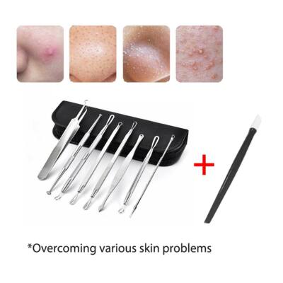 9PCS/1Set Extract Blackheads Acne Treatment Facial Skin Care Beauty Tools