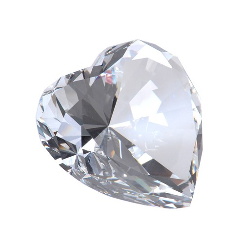 VALENTINE Diamond Crystal Facet Heart Paperweight Glass Sculpture Love Wedding - Bild 55 von 58