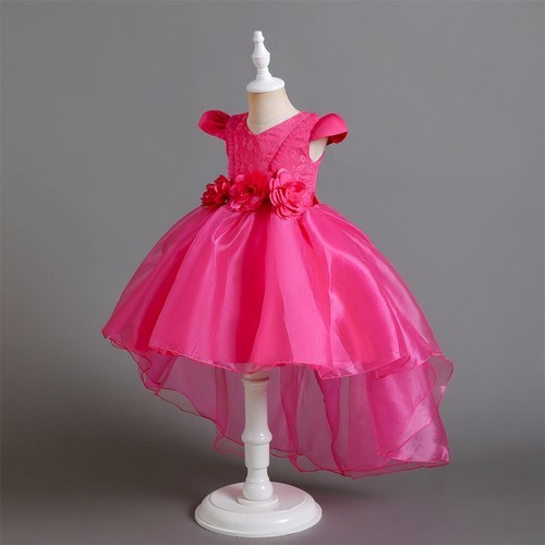Pageant Flower Girls Wedding Dresses Pageant Evening Party Tulle Tutu Dress Kids - Picture 18 of 49
