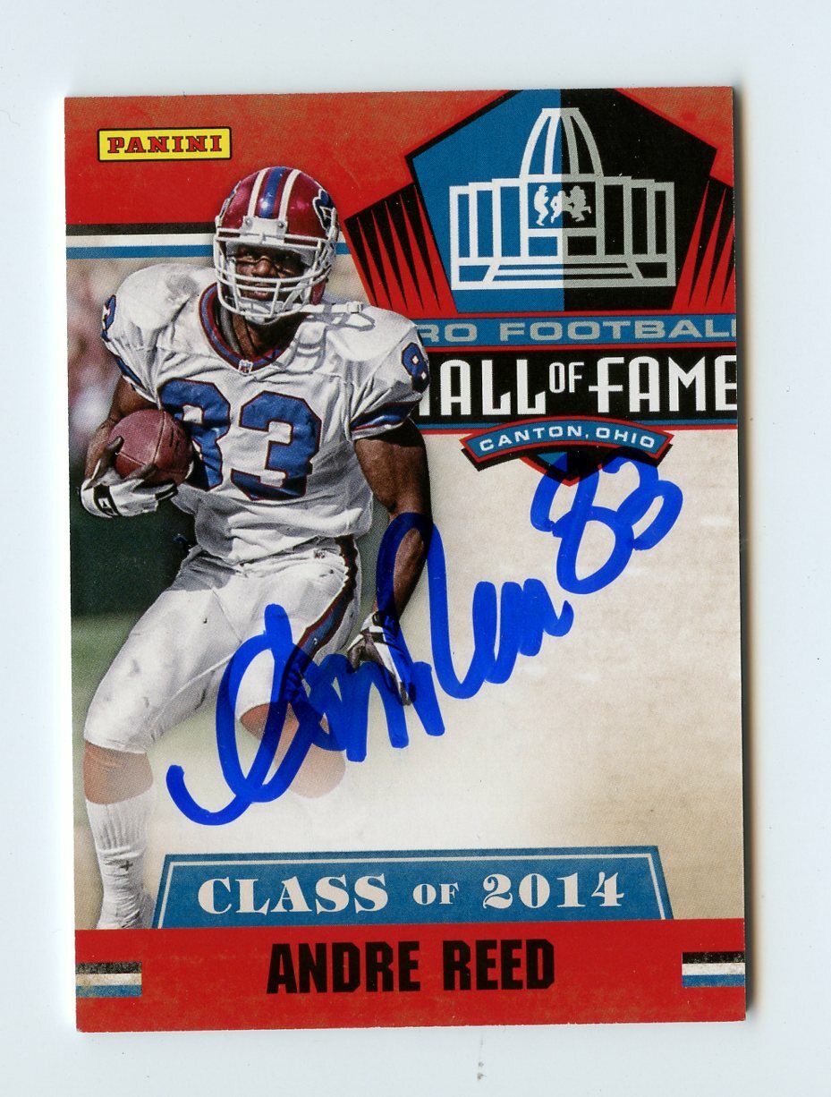 FILA E93 ANDRE REED AUTO 2014 CLASSE PANINI O 2014 HALL OF FAME AR BILLS AUTOGRAFO HOF