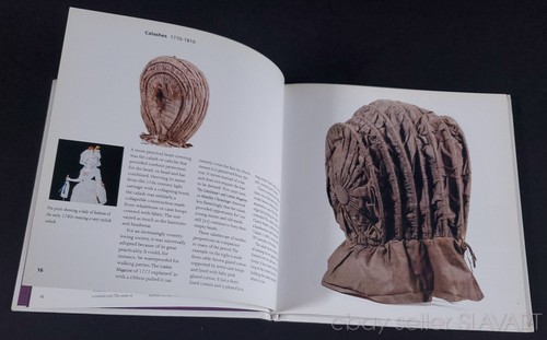 BOOK Antique Hats & Bonnets Snowshill Museum Costume Collection lace calash cap - 第 3/8 張圖片