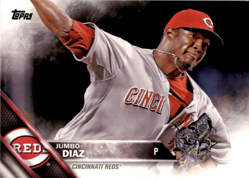 MLB Jumbo Diaz 1/1 カード Cincinnati Reds Jumbo Diaz 2016 Topps #462 Cincinnati Reds MLB Baseball Sports