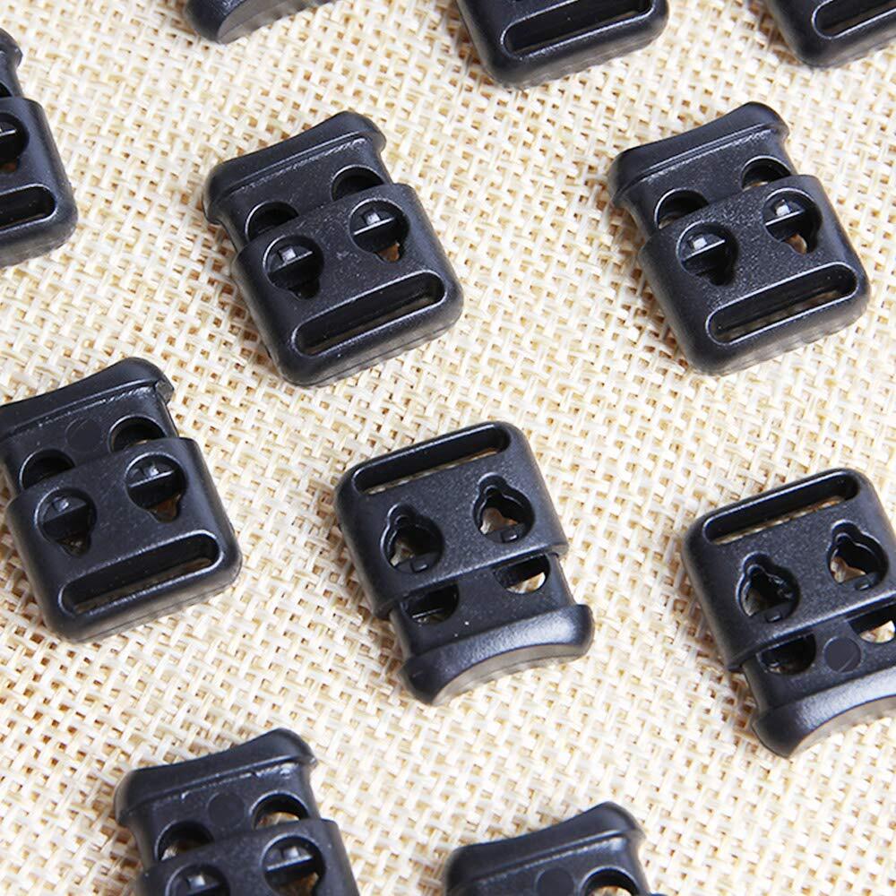 20Pcs Shoe Lace Shoelace Buckle Rope Clamp Cord Lock Stopper Run Sports Clips