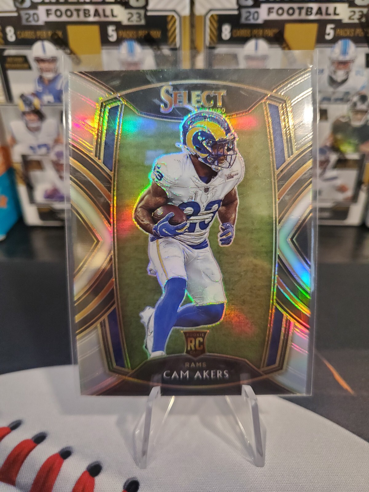 2020 Select Prizm Silver #255 Cam Akers RC Los Angeles Rams