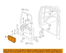 GM OEM 13-24 Express 1500 Back Door Lock Hardware-Handle, Outside 23489984