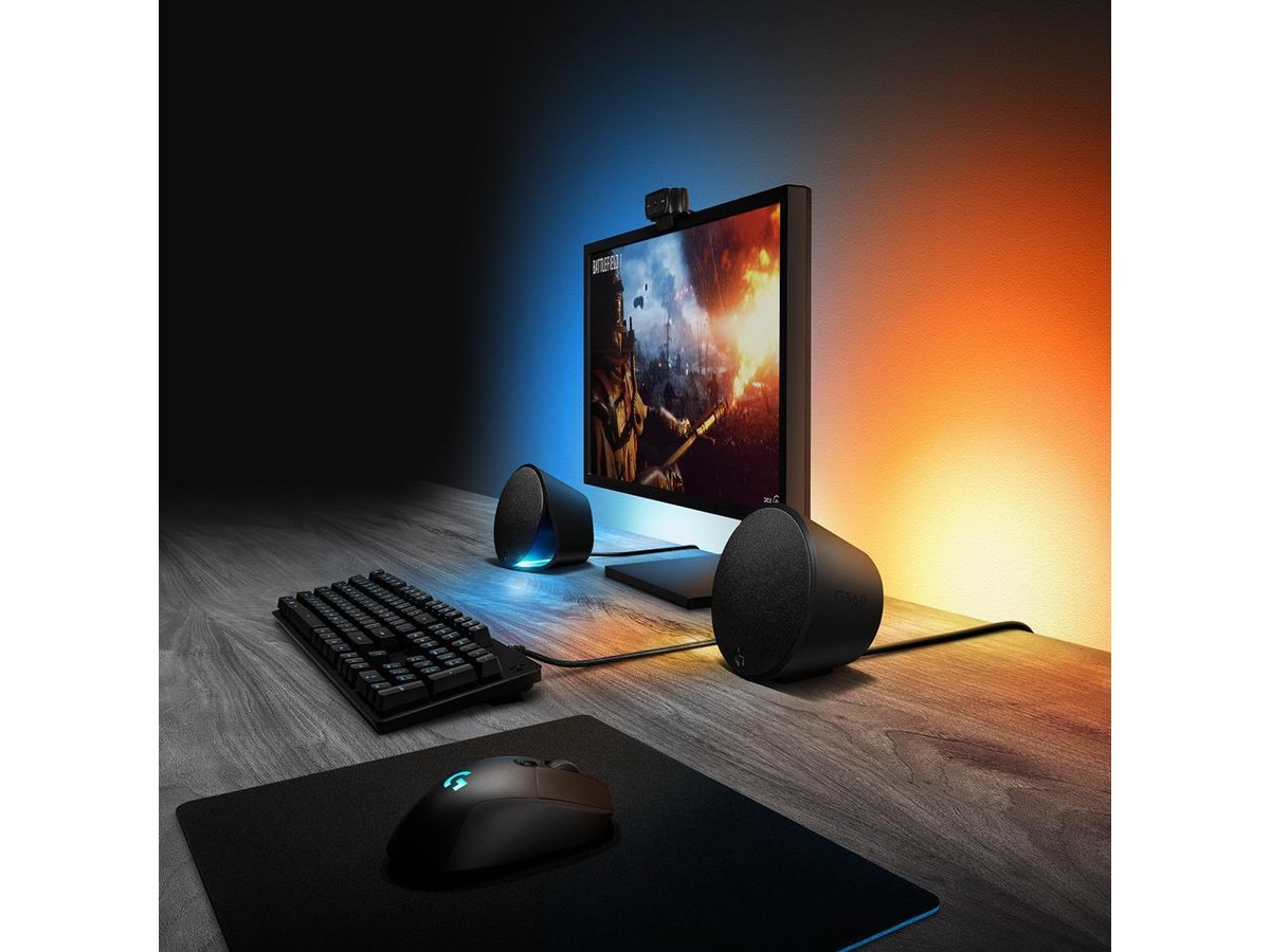 Logitech G560 LIGHTSYNC Gaming Speakers with Game Driven RGB