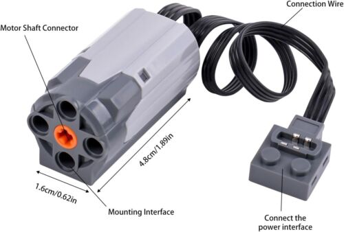 4in1 MOC Technical Power Functions Parts Kit M-Motor Battery Box For Legose DIY - Picture 2 of 5