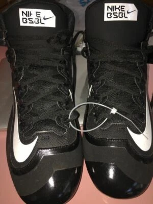 Nike Homme Bsbl Huarache Noir Cale Taille 14 Baseball Shoes New-Ships N 24 Hrs - Photo 1/4