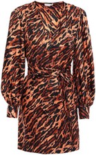 SANDRO Paris 281010 Lunas Silk Leopard Print ...