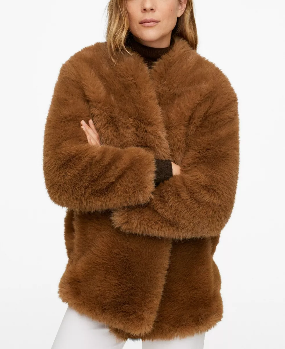 Mango teddy bear clearance jacket