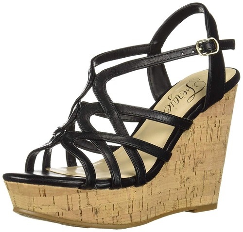 Fergie Women's Villa Wedge Sandal, Black, Size 9.0 736709724175 | eBay