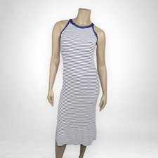 MICHAEL Michael Kors Medium Striped Racerback Midi Dress Sleeveless Summer