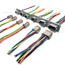 Assembled Flange Deutsch DT 2, 3, 4, 6, 8, 12 Pins Waterproof connector