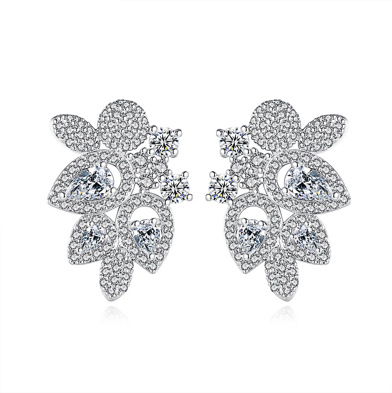 Araña de belleza de latón Pendientes de Moda