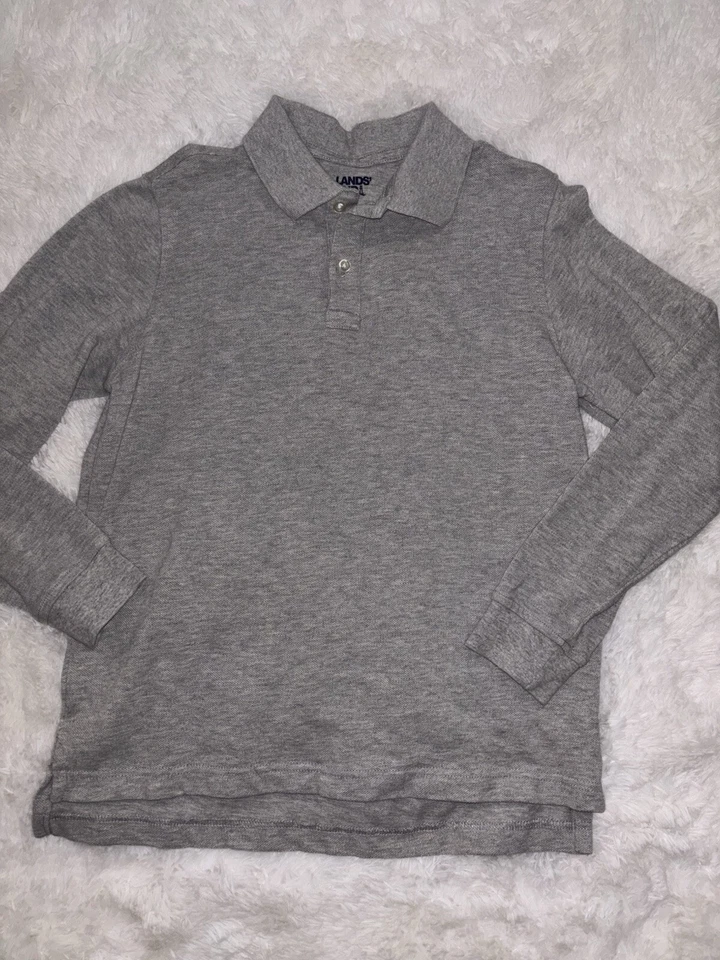 Lands End Kids Boys tamanho. Longo clássico 10/12 - Imagem 3 de 4