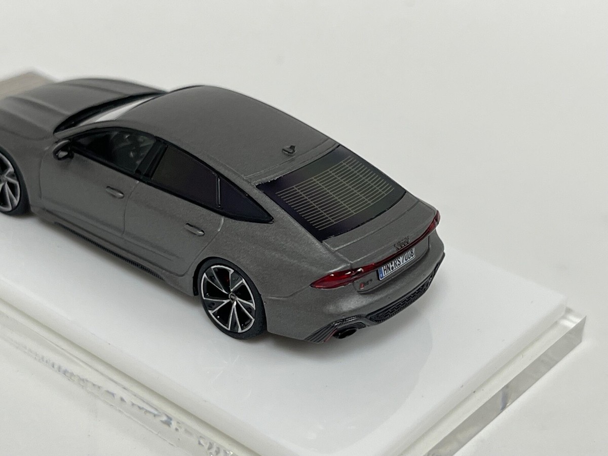 1/64 Motorhelix Audi RS7 Sportback in Matte Gray Limited 499 pcs