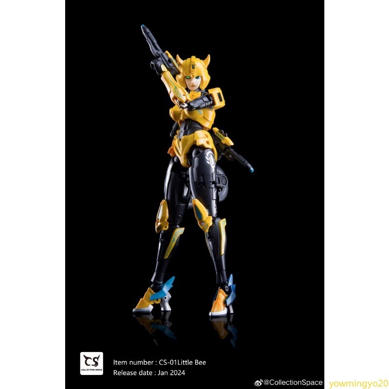 CollectionSpace CS-01 Transforms Bishoujo Little Bee Mecha Girl