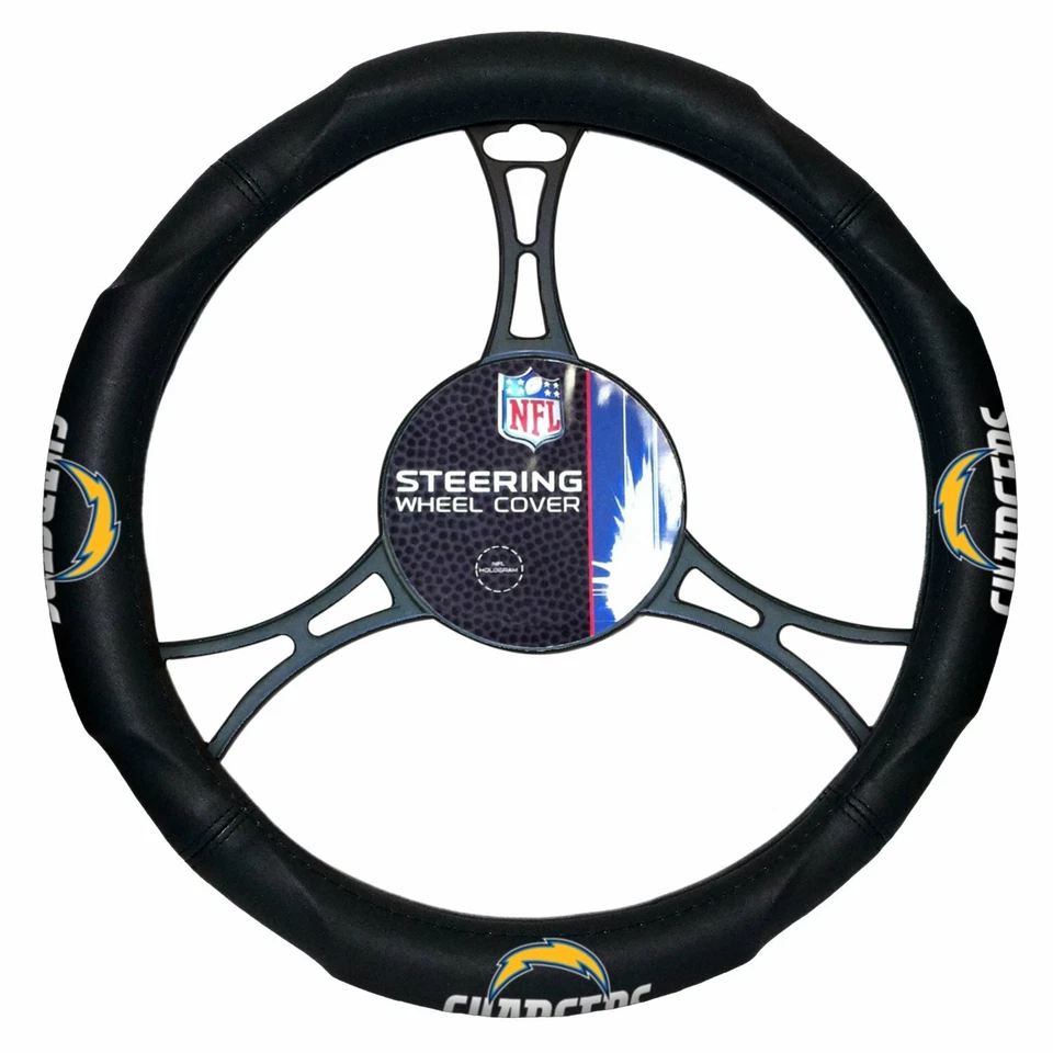 NFL Los Angeles Chargers Coche Camión Volante Cubierta Cinturón Asiento Cubiertas Almohadillas Foto 3 de 3