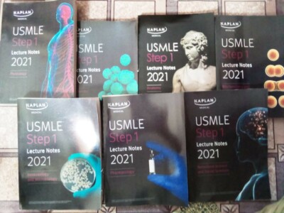 BRAND NEW KAPLAN USMLE STEP 1 2021  LECTURE NOTES(FREE DELIVERY)7 book set