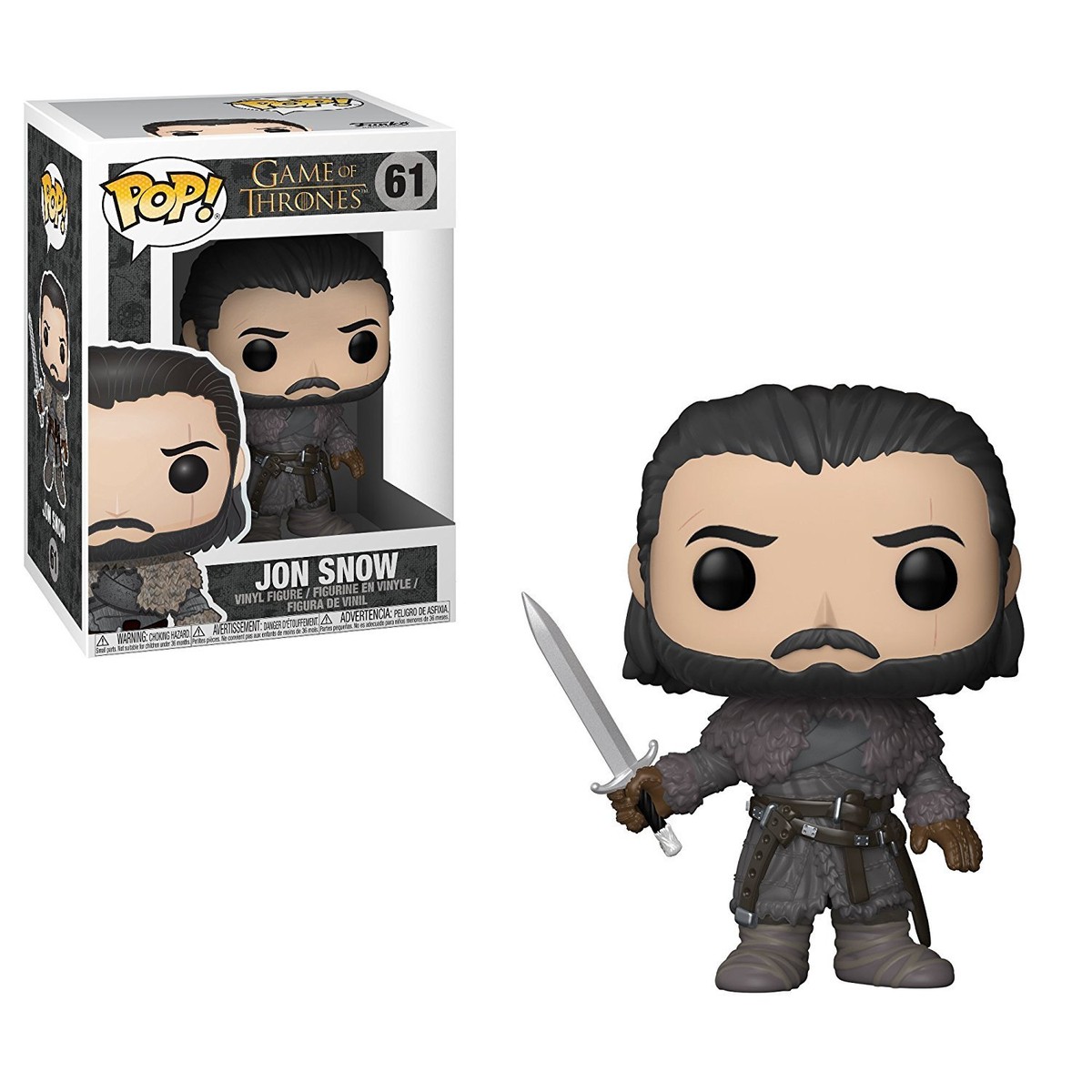 POP! Tv Game of Thrones Series 8 Jon Snow #61 Vinyl Figure
