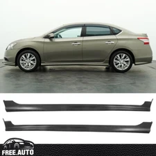 For 13-19 Nissan Sentra Side Skirts Skirt OE Style PU