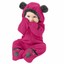 thumbnail 18 - Newborn Infant Baby Girls&amp;Boys Winter Warm Fleece Hooded Romper Jumpsuit Outfits