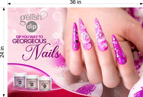 Salon 59 Perforated Mesh See-Through Window Vinyl Nails Gelish dip Horizontal - Picture 9 of 16