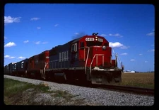 Railroad Slide - Detroit Toledo & Ironton #6419 Locomotive 1984 Lenawee County