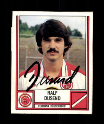 Ralf Dusend Fortuna Düsseldorf Panini Sammelbild 1982 Original  + A 226620