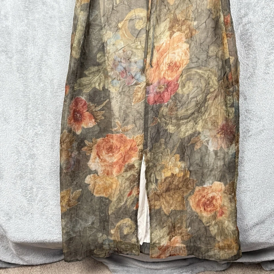 Vestido Floral Vintage Christy Lyn Multicolor Para Mujer 10 Romántico Acuarela Transparente Foto 3 de 4