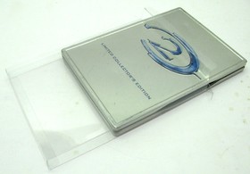 10X MICROSOFT XBOX STEELBOOK DVD CIB GAME CLEAR PROTECTIVE BOX PROTECTORS SLEEVE