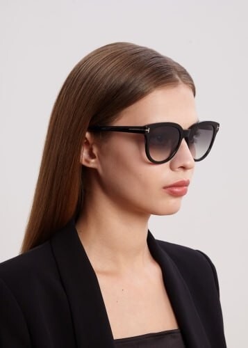 サングラス Tom Ford Sunglasses TF914 01B OLIVIA 02 Black Round NEW TOM FORD OLIVIA-02 FT0914/S 01B WOMEN'S SUNGLASSES TOM