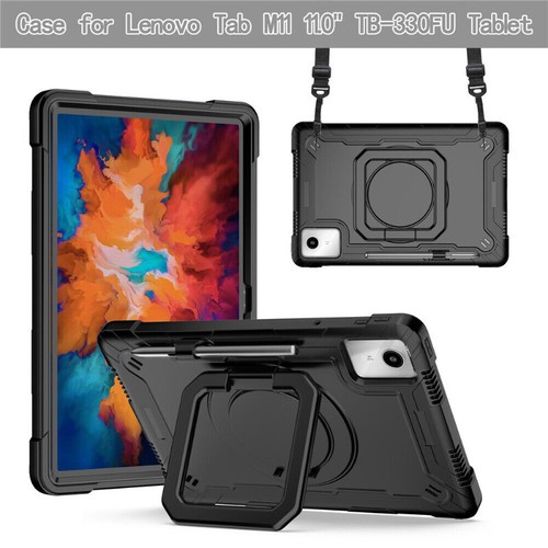 For Lenovo Tab M11 11 inch Carrying Case Heavy Duty Shockproof Strap Stand Cover - Picture 45 of 62