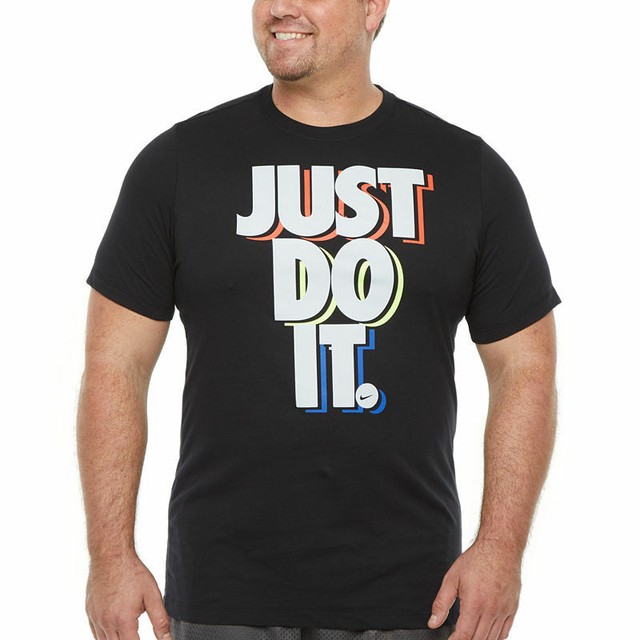 Nike Sportswear Just Do It T-Shirt Black Mens 3XL Basketball NWT | eBay