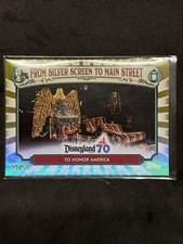 2025 Disney Topps From Silver Screen To Main Street Card MS-6 #29/50 Gold Foil
