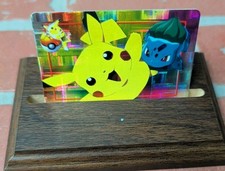 1998 Pokémon Pocket Monsters Anime Collection Bandai Sticker/Card #23 PIKACHU