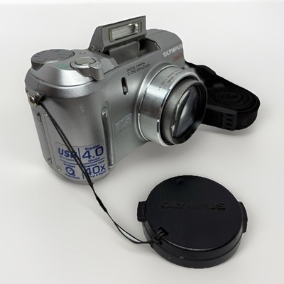 Olympus C-750 Ultra Zoom 4.0 MP Silver Digital Camera -Tested Working C88