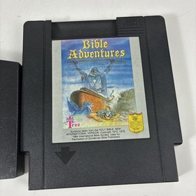 Bible Adventures (Nintendo Entertainment System, 1990) NES Black Cart Tested