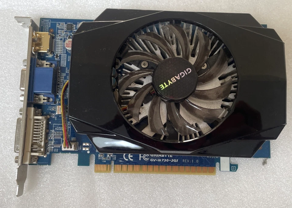 Gigabyte Nvidia GeForce GT730 2GB DDR3 HDMI DVI VGA Video Graphics Card - Image 2 of 4