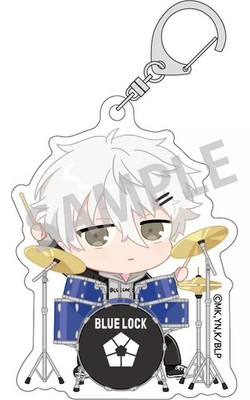 Seishirou Nagi BLUELOCK Acrylic Keychain Enjoy Music Collection