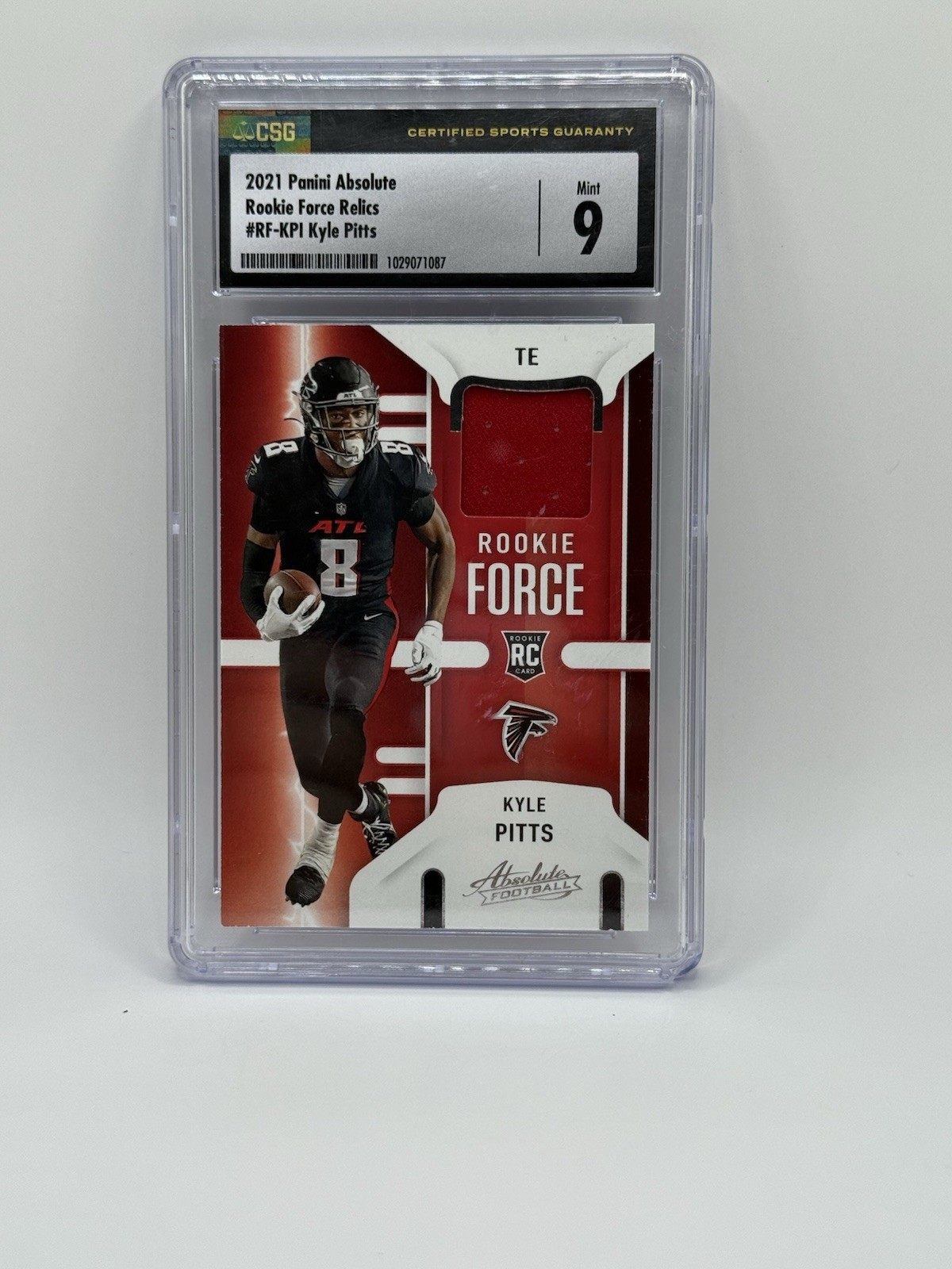 Kyle Pitts Panini Black Futuristic #FKP Base